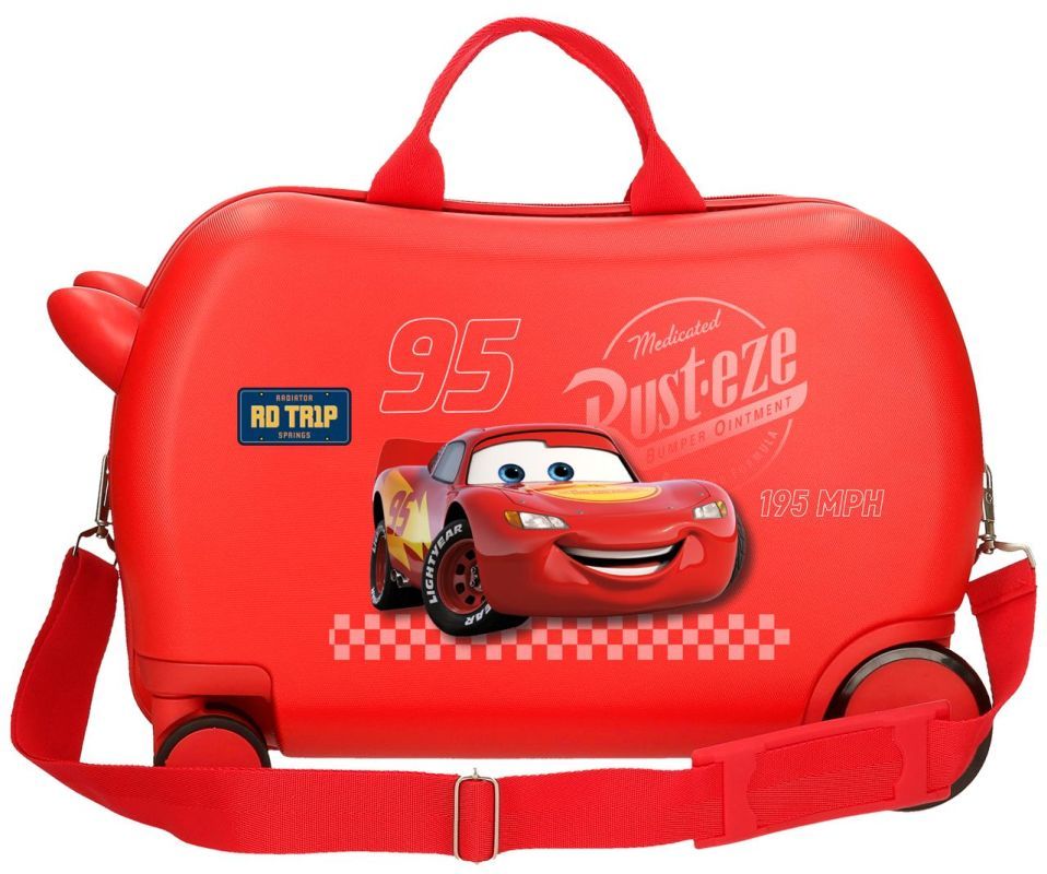 Dětský kufřík na kolečkách Cars Trip Rojo 45 cm